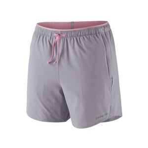 Patagonia Women's Athletic Shorts in Gray and Pink